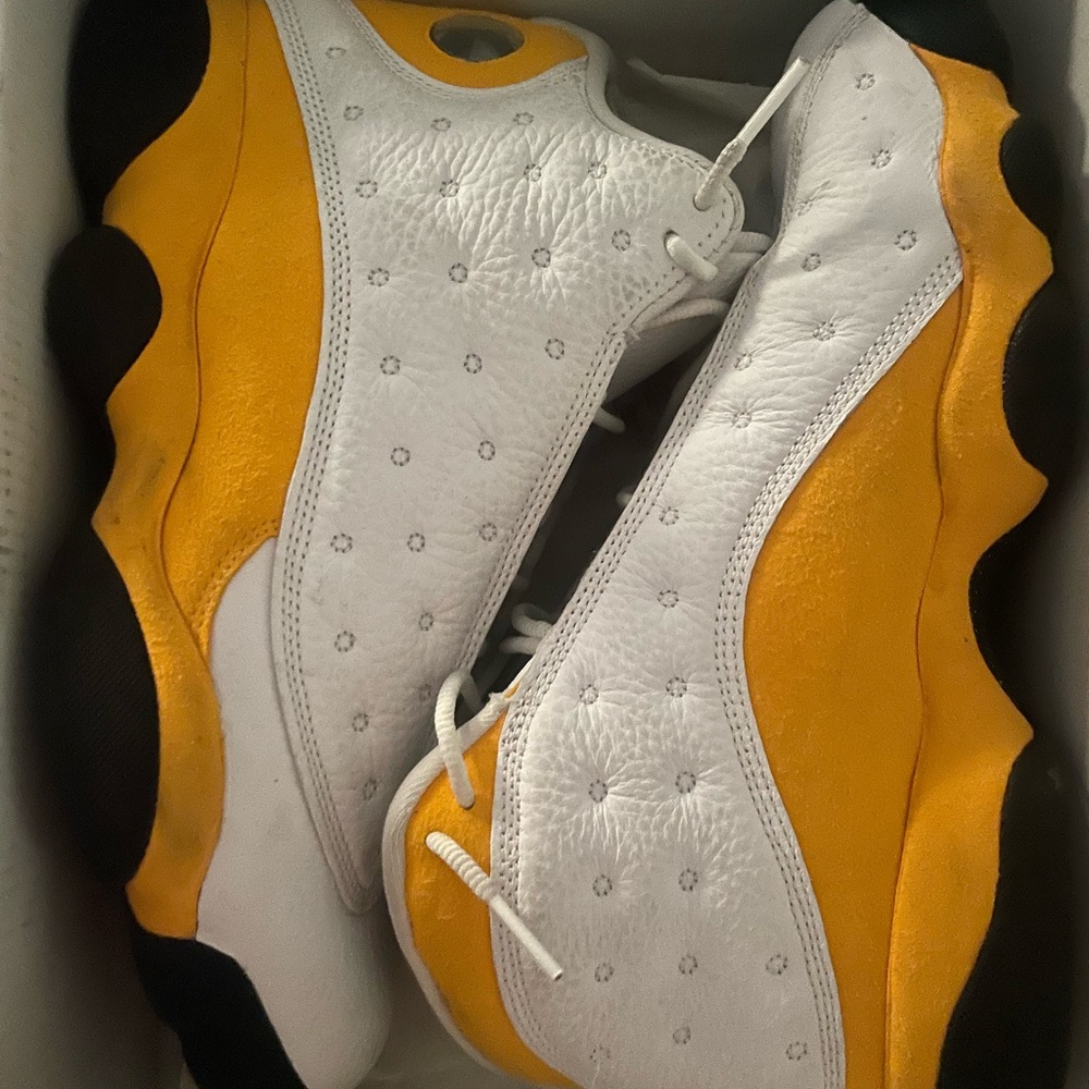 Jordan Air 13 Retro in White and Yellow